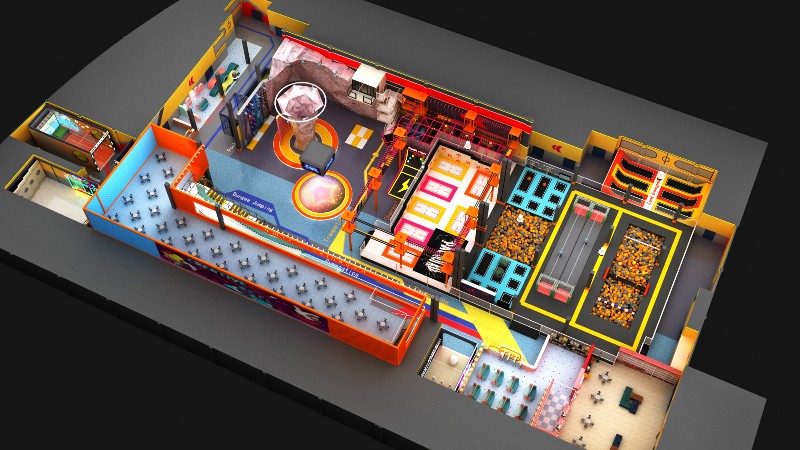 室內(nèi)蹦床公園